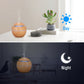 USB Aroma Humidifier Essential Oil Diffuser Ultrasonic Cool Mist Humidifier Air Humificador with 7 Color Change Air Humidifier Aroma Diffuser Essential Oil Humidifier Mist Maker Aromatherapy Wood