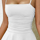 Sleeveless Dress with Straps